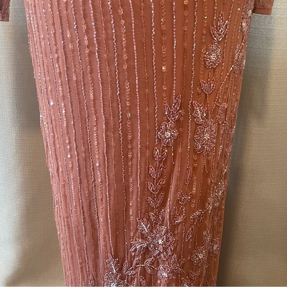 Mac Duggal Pink and Silver Embellished Gown - Picture 7 of 14